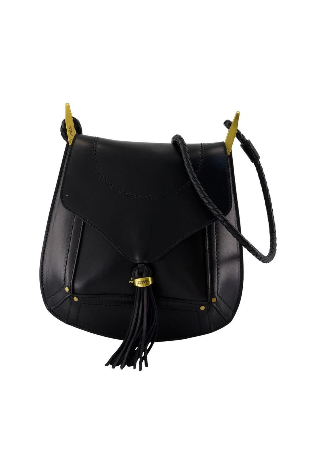 Isabel Marant-Anahi Gb Schultertasche - Isabel Marant - Leder - Schwarz-Taschen-Black-Deal-Outlet-by-ARCHIVIST