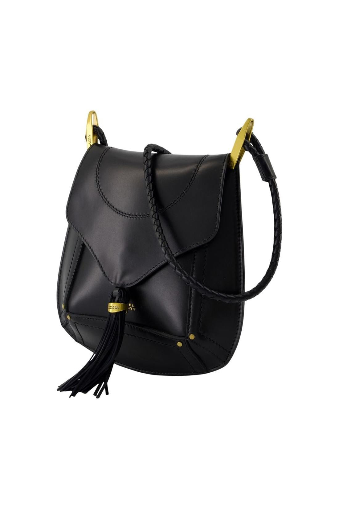 Isabel Marant-Anahi Gb Schultertasche - Isabel Marant - Leder - Schwarz-Taschen-Black-Deal-Outlet-by-ARCHIVIST