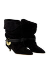 Isabel Marant-Stiefel Edrika Gz - Isabel Marant - Leder - Schwarz-schuhe / stiefel-Black-Deal-Outlet-by-ARCHIVIST