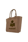 Isabel Marant-Einkaufstasche Yenky Gz - Isabel Marant - Baumwolle - Khaki-Taschen-Black-Deal-Outlet-by-ARCHIVIST