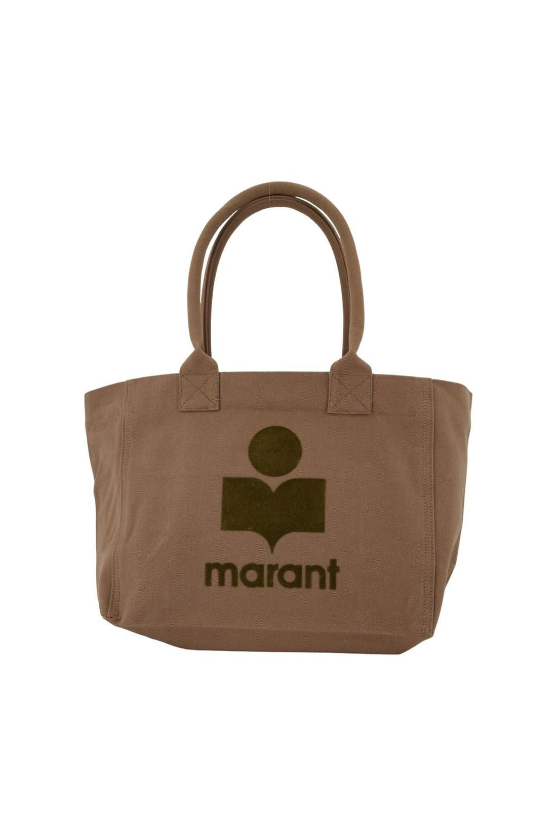 Isabel Marant-Einkaufstasche Yenky Gz - Isabel Marant - Baumwolle - Khaki-Taschen-Black-Deal-Outlet-by-ARCHIVIST