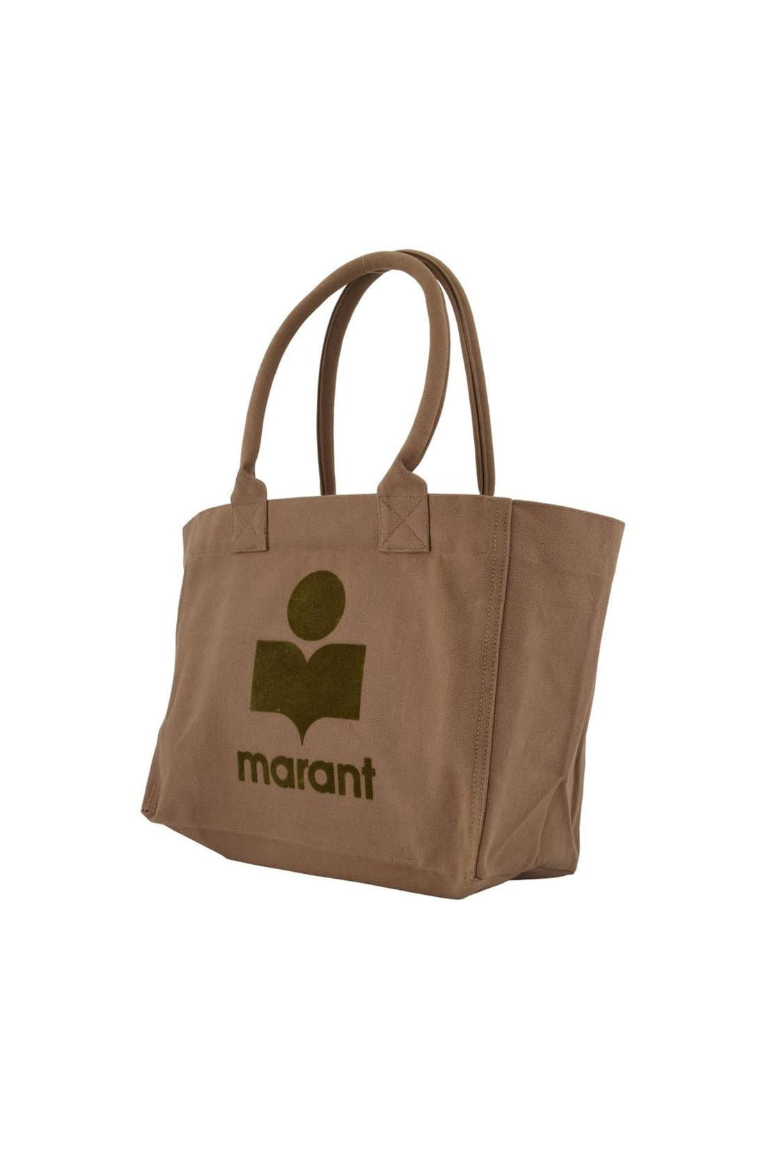 Isabel Marant-Einkaufstasche Yenky Gz - Isabel Marant - Baumwolle - Khaki-Taschen-Black-Deal-Outlet-by-ARCHIVIST