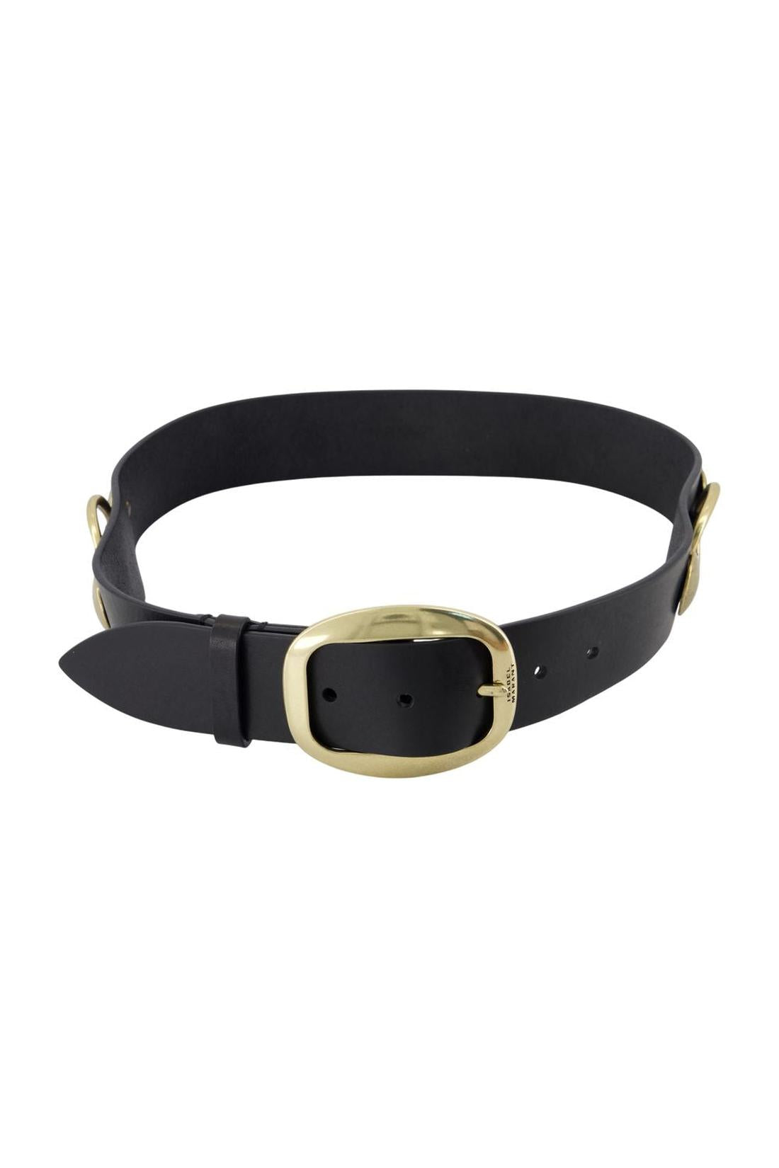 Isabel Marant-Dara Gz Gürtel - Isabel Marant - Leder - Schwarz-Outdoor-Black-Deal-Outlet-by-ARCHIVIST