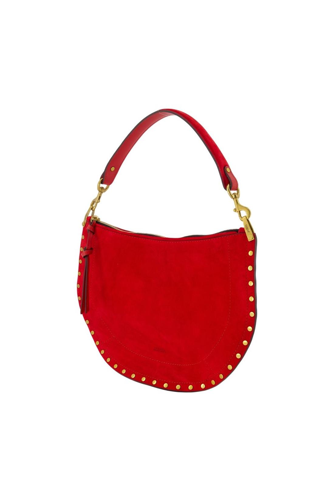 Isabel Marant-Oskan Gz Schultertasche - Isabel Marant - Leder - Rot-Taschen-Black-Deal-Outlet-by-ARCHIVIST