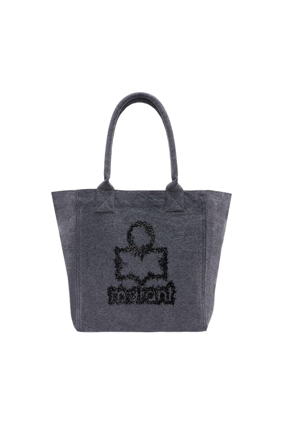 Isabel Marant-Cabas Small Yenky Gf - Isabel Marant - Baumwolle - Grau-Taschen-Black-Deal-Outlet-by-ARCHIVIST