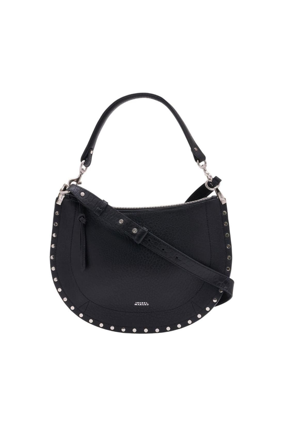 Isabel Marant-Oskan Gd Schultertasche - Isabel Marant - Leder - Schwarz-Taschen-Black-Deal-Outlet-by-ARCHIVIST