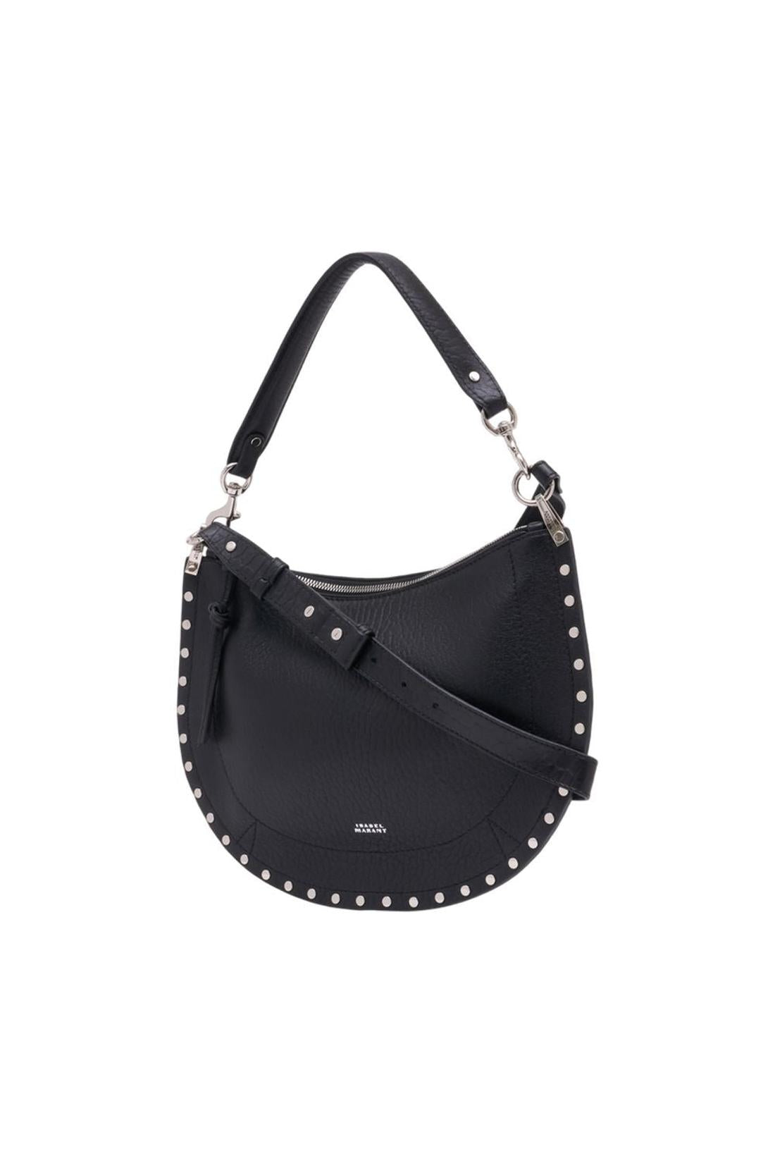Isabel Marant-Oskan Gd Schultertasche - Isabel Marant - Leder - Schwarz-Taschen-Black-Deal-Outlet-by-ARCHIVIST