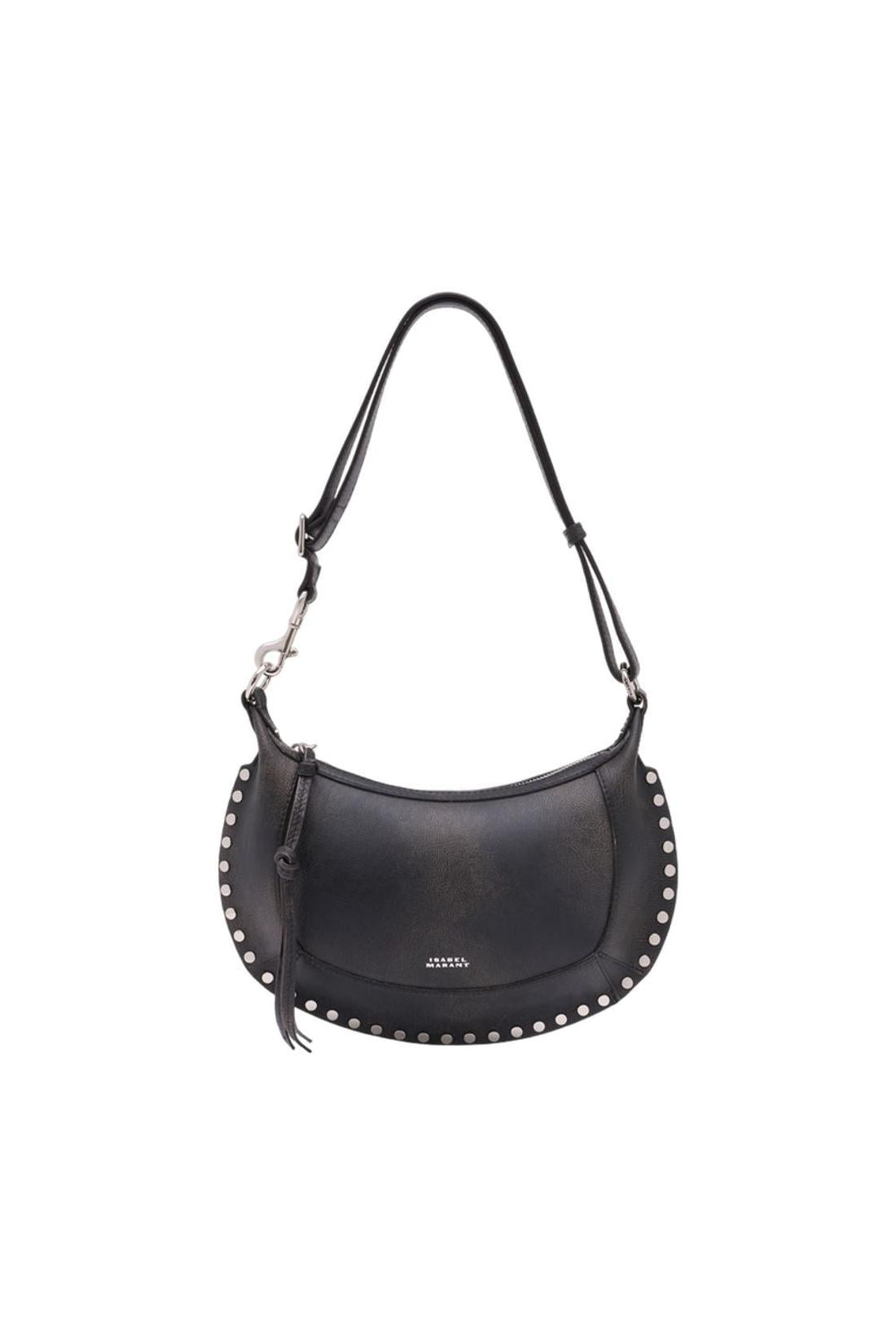 Isabel Marant-Oskan Moon Gd Schultertasche - Isabel Marant - Leder - Braun-Taschen-Black-Deal-Outlet-by-ARCHIVIST