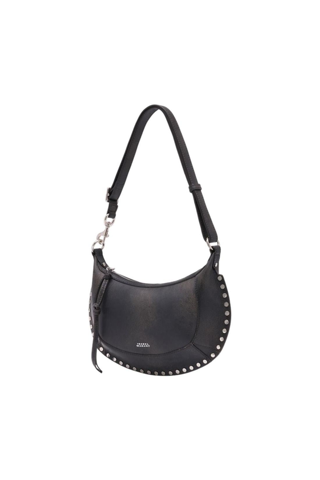 Isabel Marant-Oskan Moon Gd Schultertasche - Isabel Marant - Leder - Braun-Taschen-Black-Deal-Outlet-by-ARCHIVIST