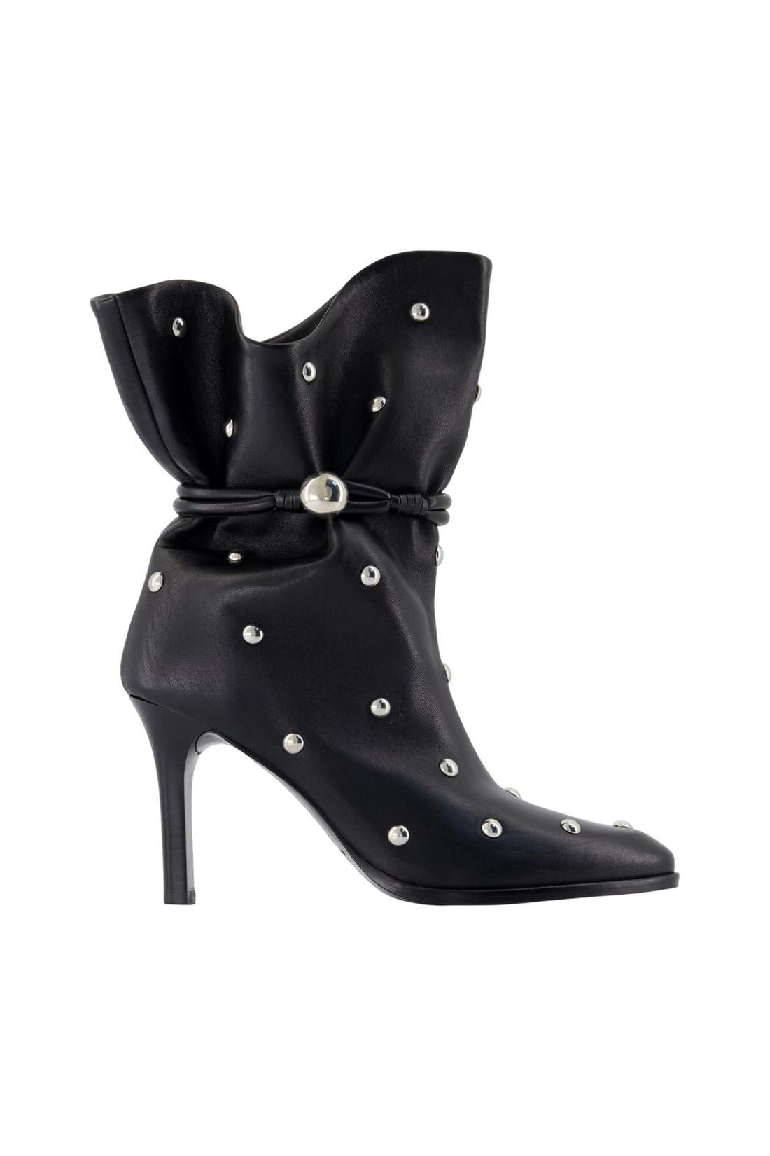 Isabel Marant-Stiefeletten Lolya Gd - Isabel Marant - Leder - Schwarz-Stiefel & Stiefeletten-Black-Deal-Outlet-by-ARCHIVIST