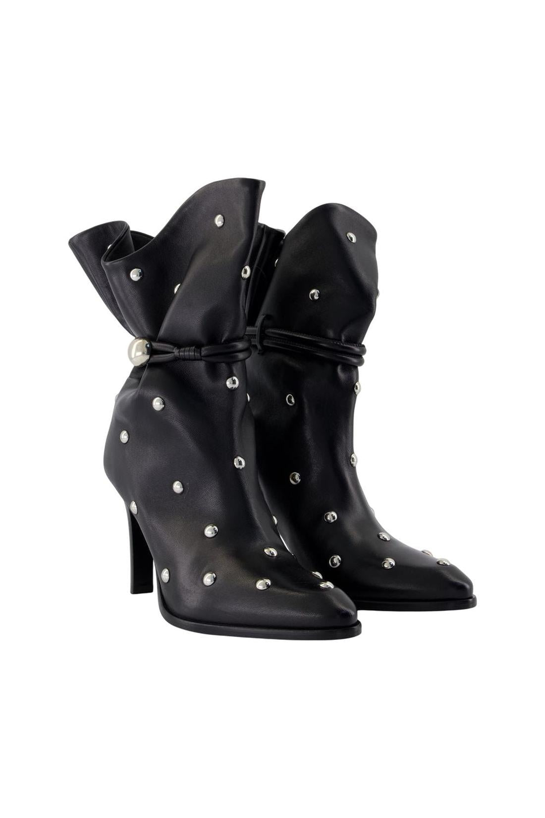 Isabel Marant-Stiefeletten Lolya Gd - Isabel Marant - Leder - Schwarz-Stiefel & Stiefeletten-Black-Deal-Outlet-by-ARCHIVIST