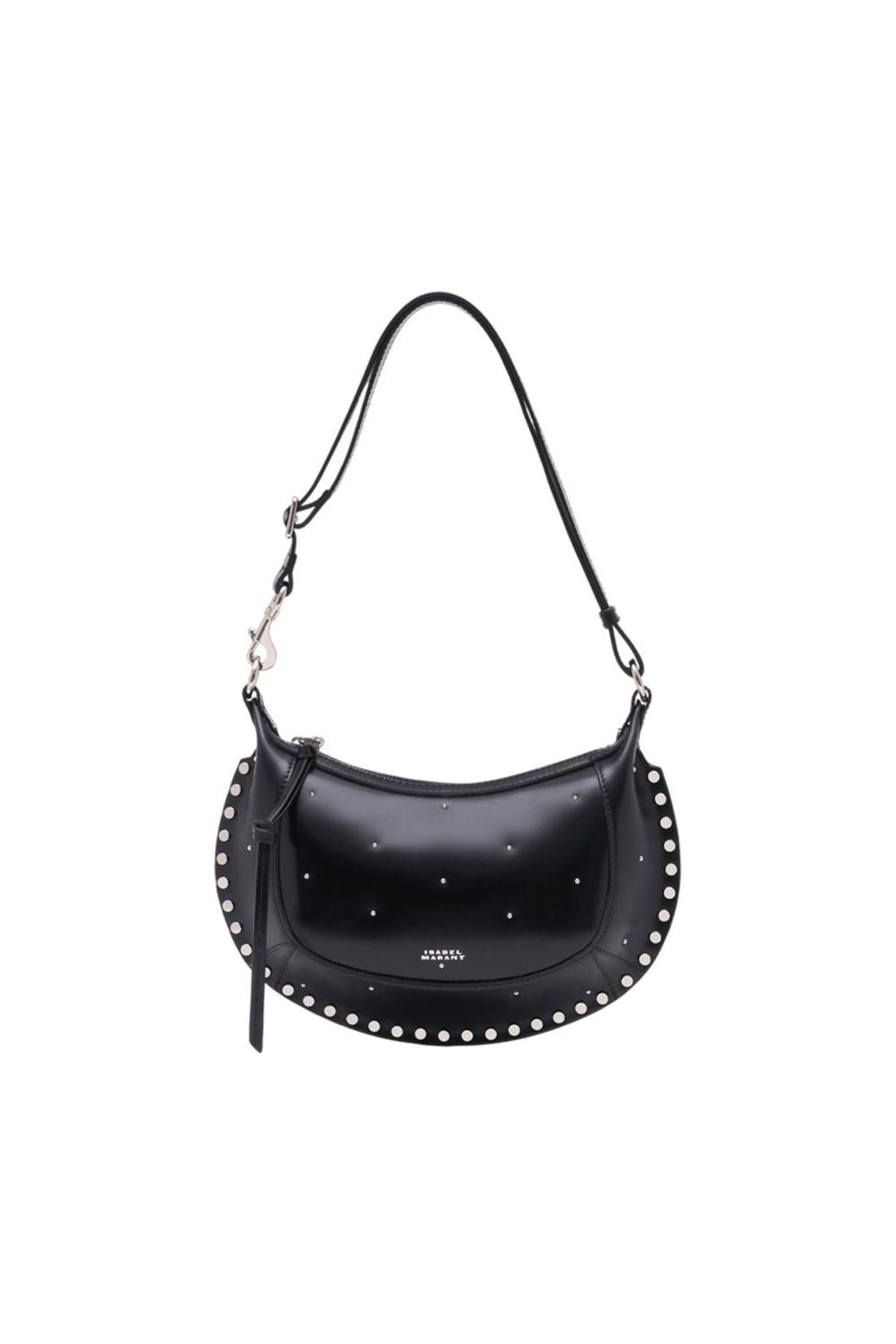 Isabel Marant-Oskan Moon Gd Schultertasche - Isabel Marant - Leder - Schwarz-Taschen-Black-Deal-Outlet-by-ARCHIVIST