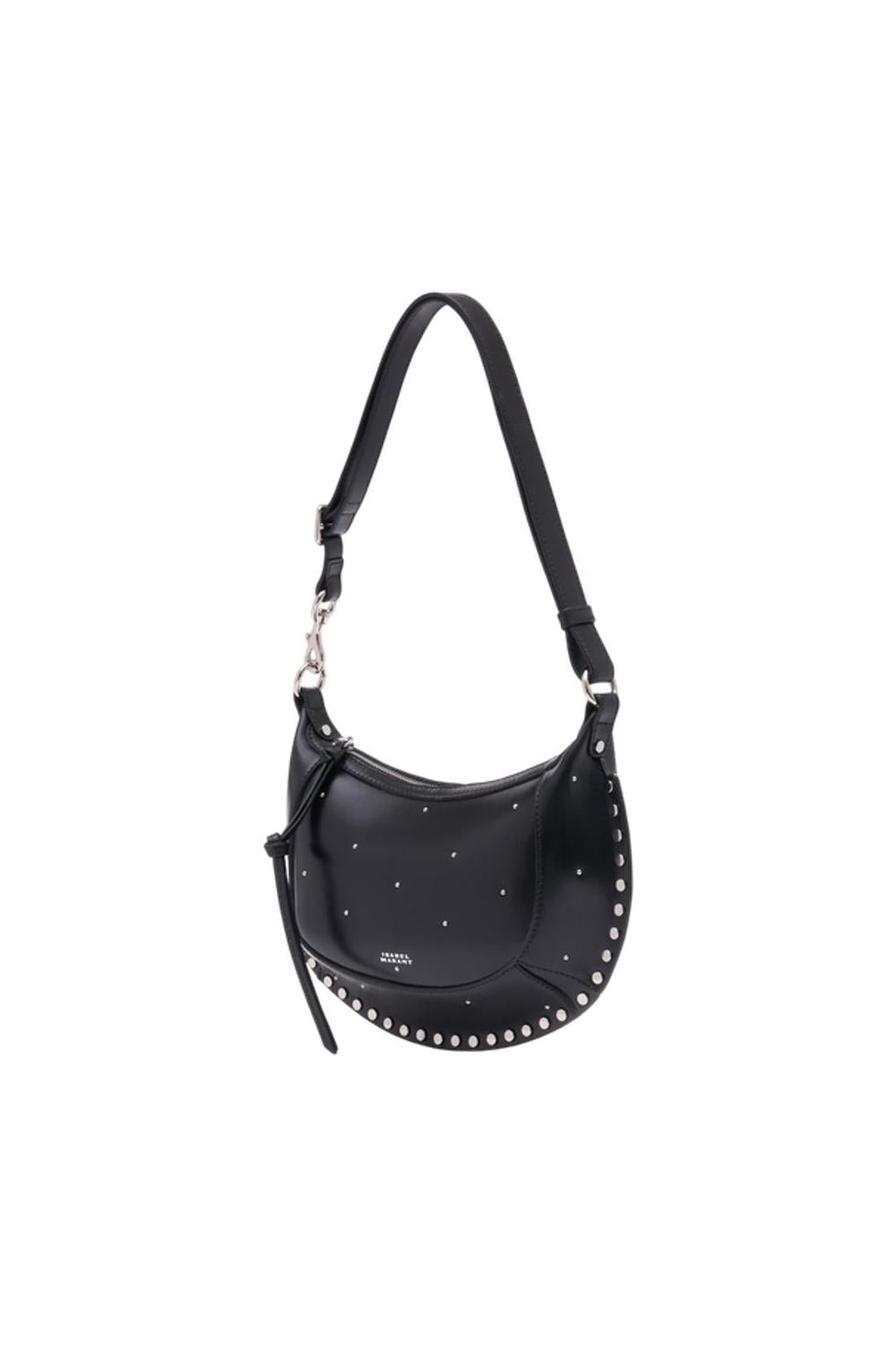 Isabel Marant-Oskan Moon Gd Schultertasche - Isabel Marant - Leder - Schwarz-Taschen-Black-Deal-Outlet-by-ARCHIVIST