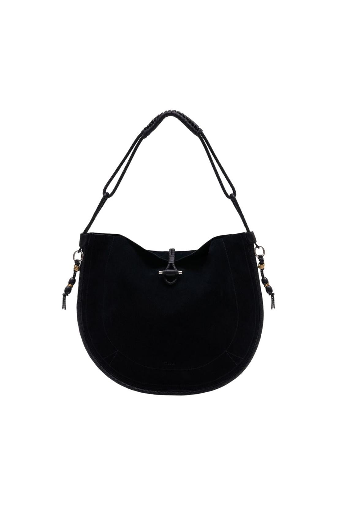 Isabel Marant-Oskan Gd Schultertasche - Isabel Marant - Leder - Schwarz-Taschen-Black-Deal-Outlet-by-ARCHIVIST