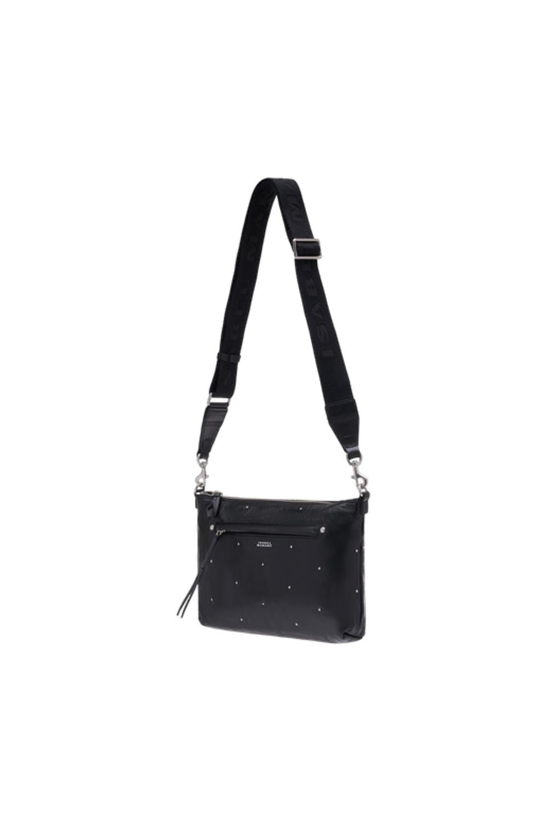 Isabel Marant-Nessah Gd Schultertasche - Isabel Marant - Leder - Schwarz-Taschen-Black-Deal-Outlet-by-ARCHIVIST