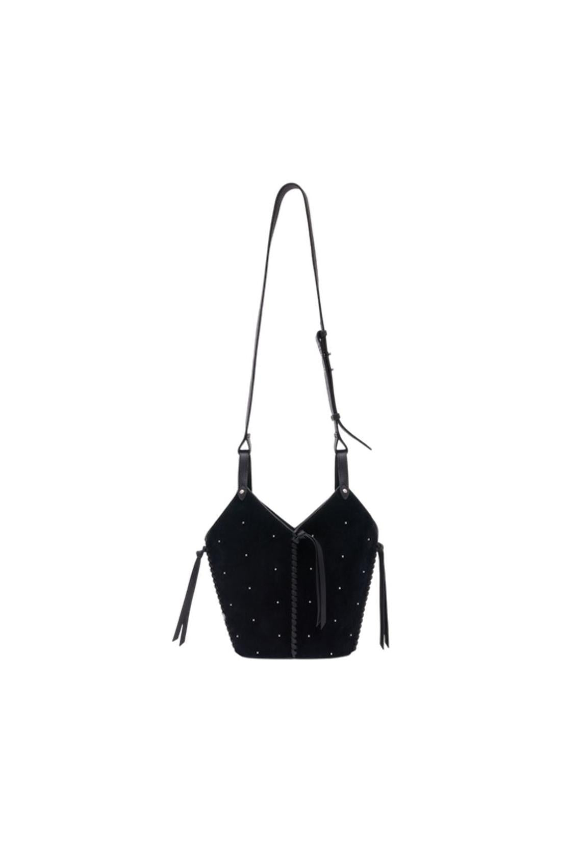 Isabel Marant-Tampa Mini Gd Schultertasche - Isabel Marant - Leder - Schwarz-Taschen-Black-Deal-Outlet-by-ARCHIVIST