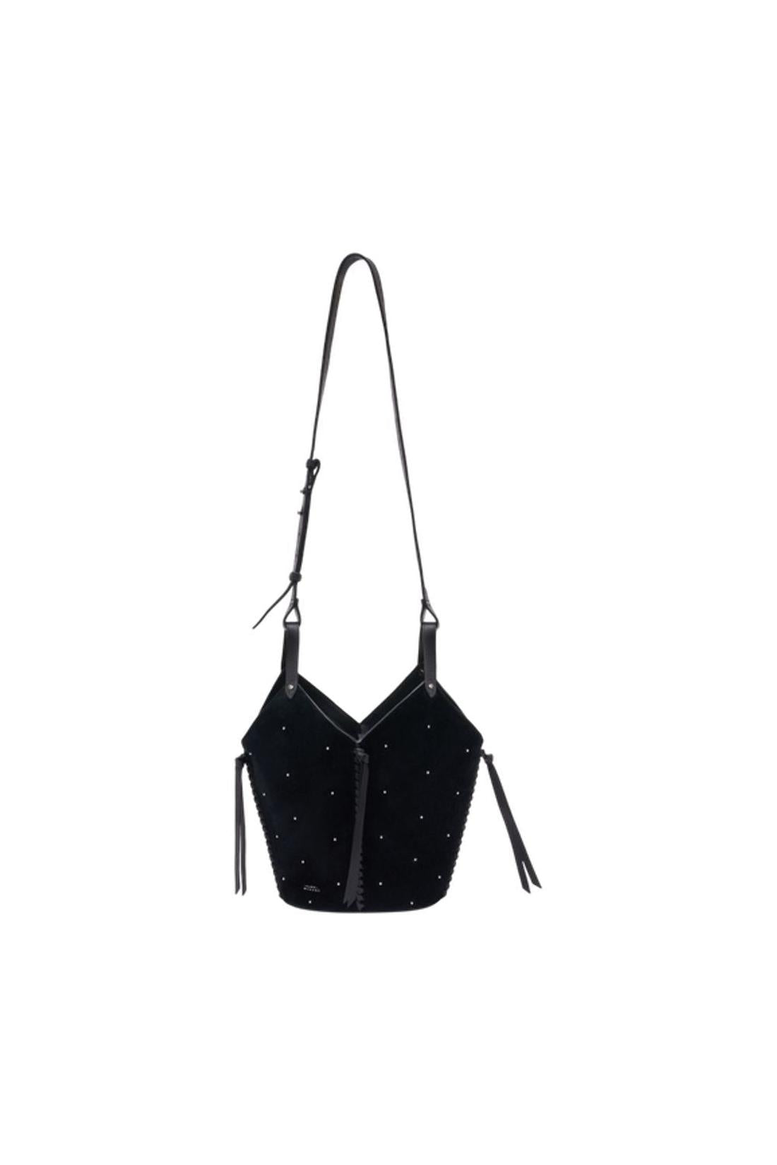 Isabel Marant-Tampa Mini Gd Schultertasche - Isabel Marant - Leder - Schwarz-Taschen-Black-Deal-Outlet-by-ARCHIVIST