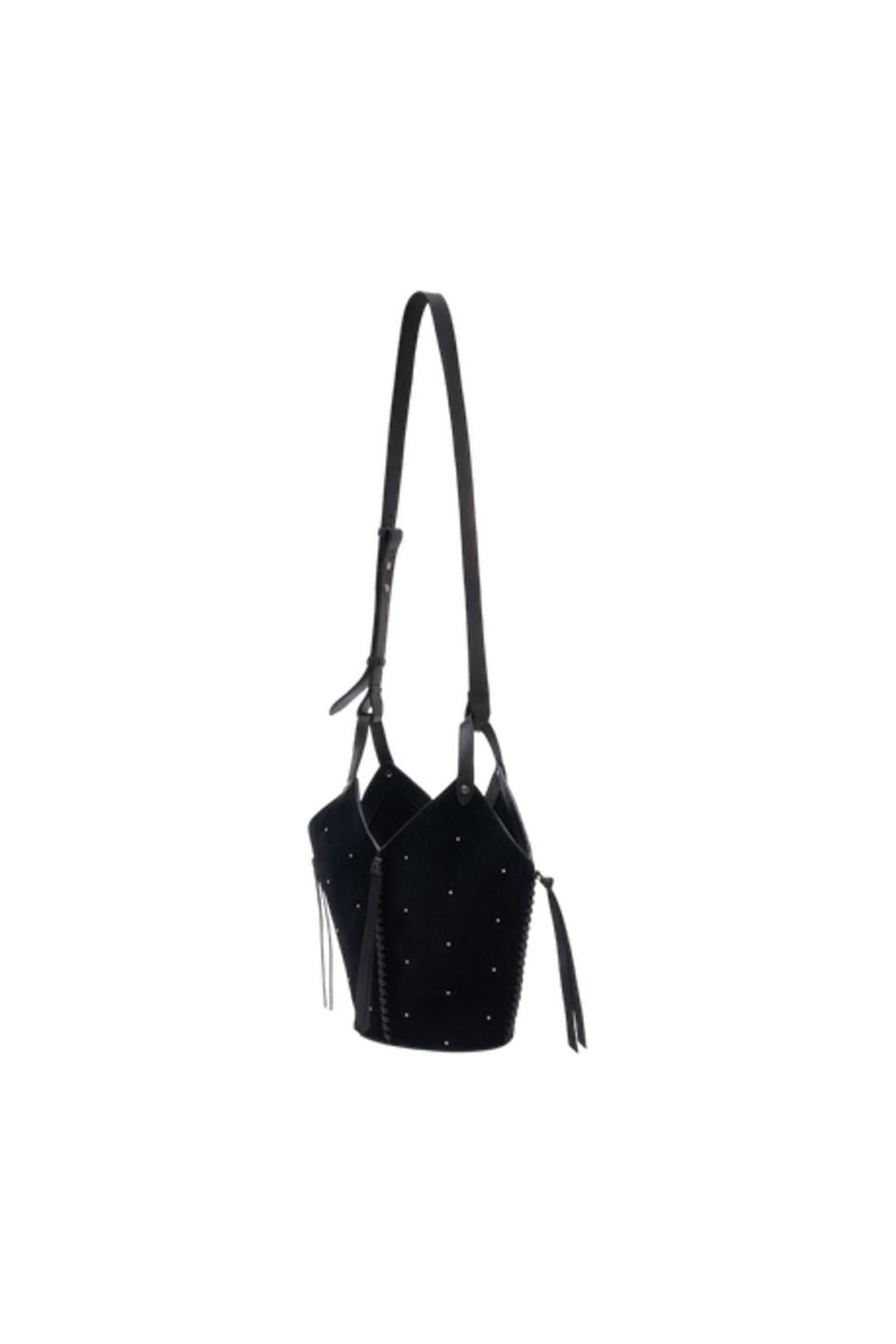 Isabel Marant-Tampa Mini Gd Schultertasche - Isabel Marant - Leder - Schwarz-Taschen-Black-Deal-Outlet-by-ARCHIVIST