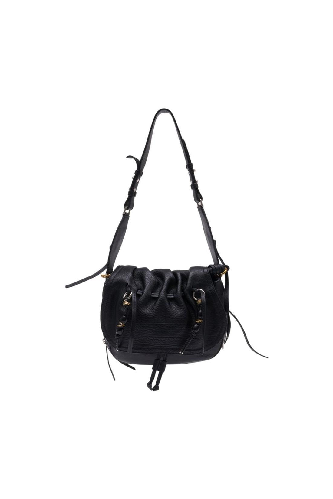 Isabel Marant-Bolton Gd Schultertasche - Isabel Marant - Leder - Schwarz-Taschen-Black-Deal-Outlet-by-ARCHIVIST