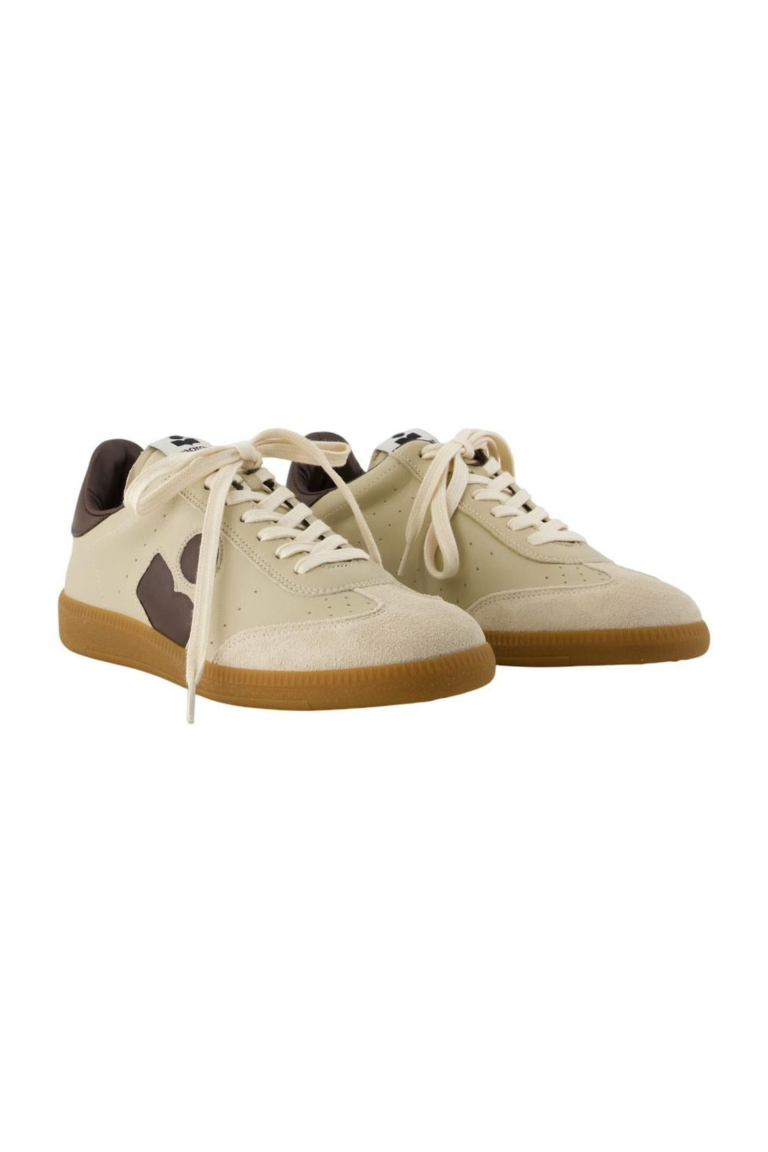 Isabel Marant-Sneakers Bryce Gd - Isabel Marant - Leder - Beige-Sneaker-Black-Deal-Outlet-by-ARCHIVIST