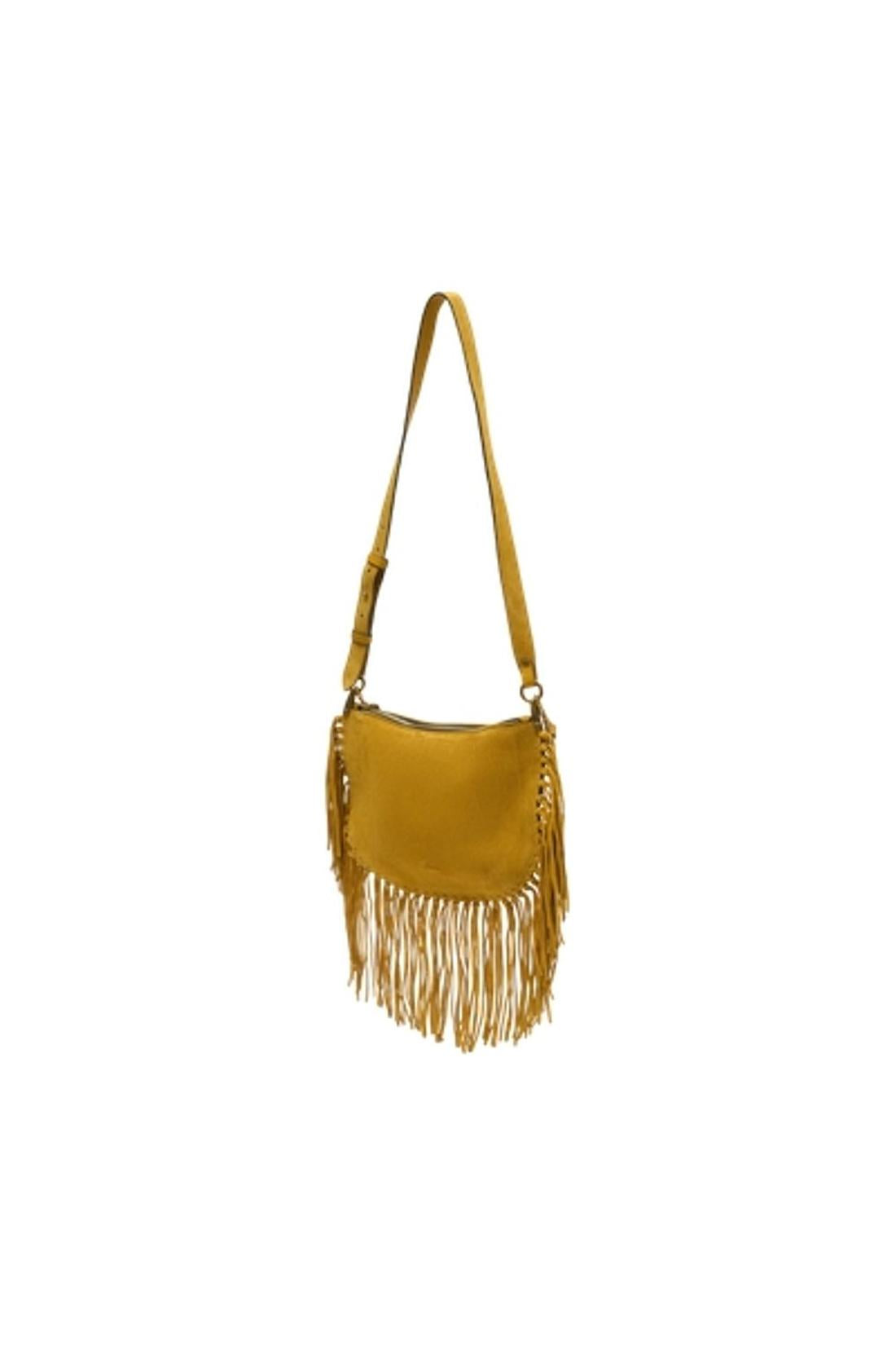 Isabel Marant-Oskan Soft Zip Ga Schultertasche - Isabel Marant - Leder - Gelb-Taschen-Black-Deal-Outlet-by-ARCHIVIST