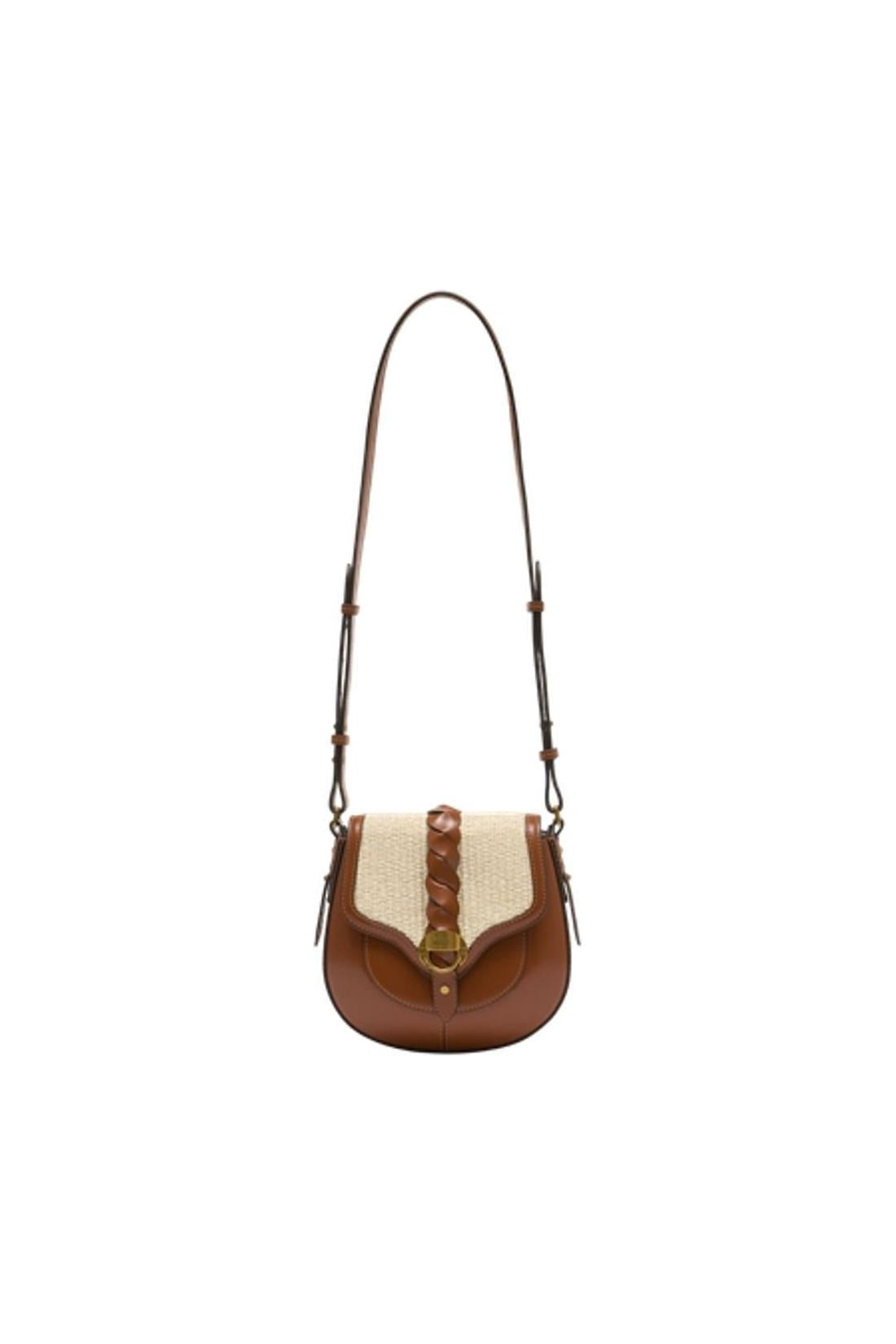 Schultertasche Altay Small Gc - Isabel Marant - Raphia - Braun