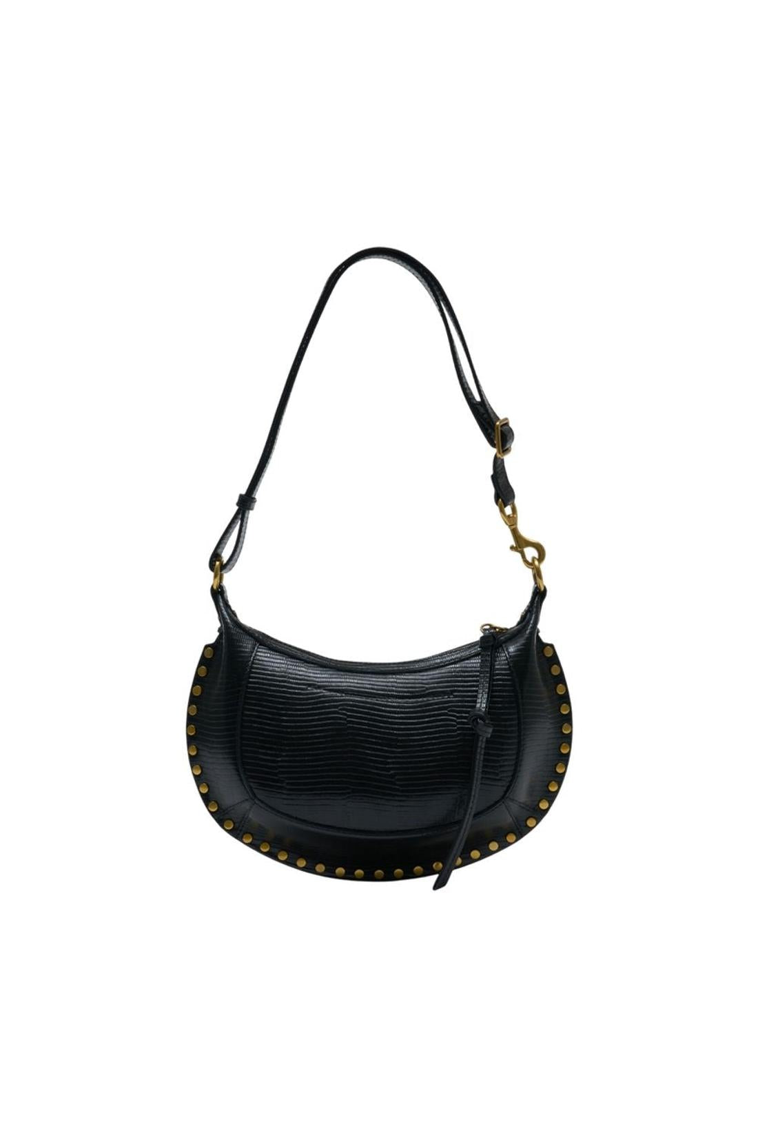 Oskan Moon Ga Schultertasche - Isabel Marant - Leder - Schwarz