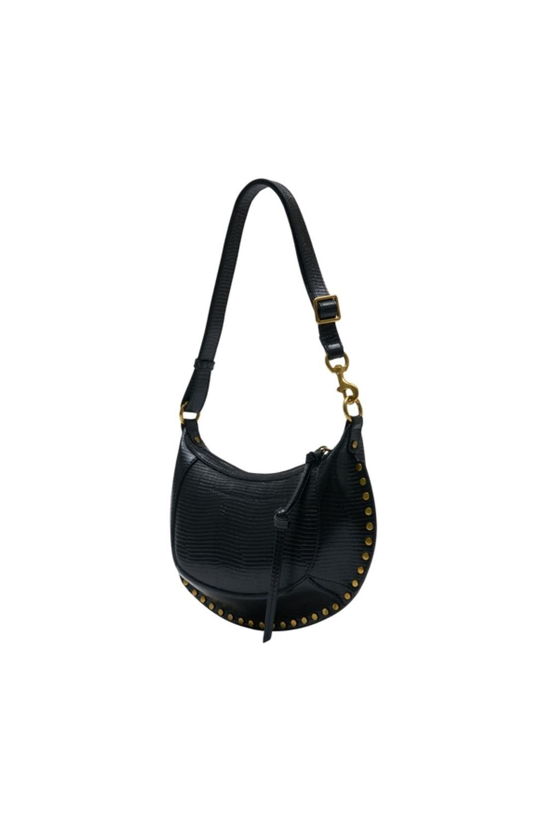 Oskan Moon Ga Schultertasche - Isabel Marant - Leder - Schwarz