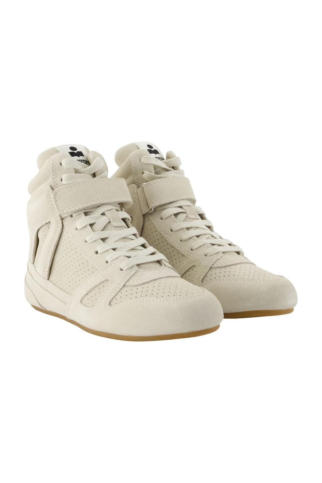 Sneakers Senny High Gb - Isabel Marant - Leder - Weiß