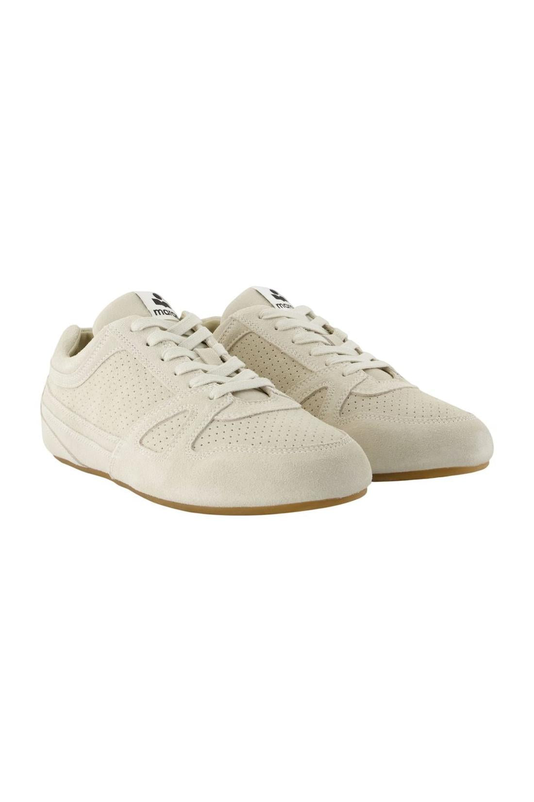 Sennyh Low Gb Sneakers - Isabel Marant - Leder - Weiß