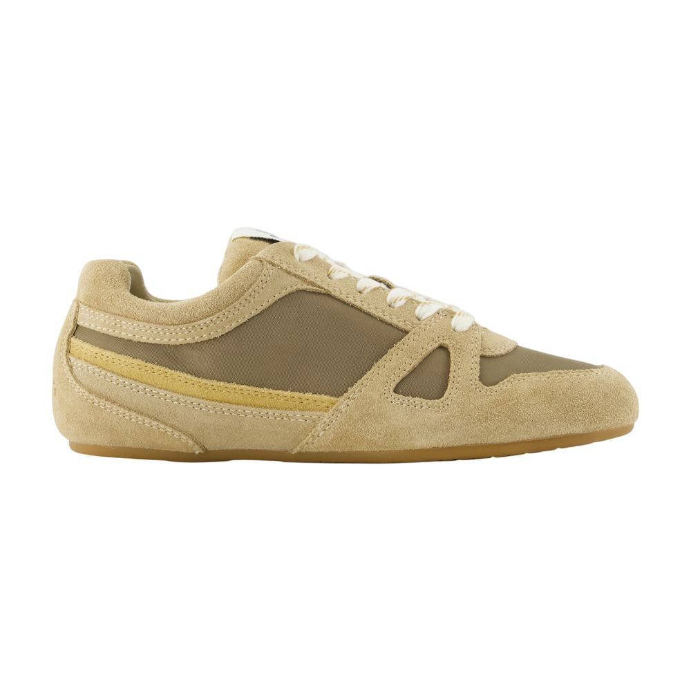 Sneakers Senny Low – Isabel Marant – Leder – Khaki