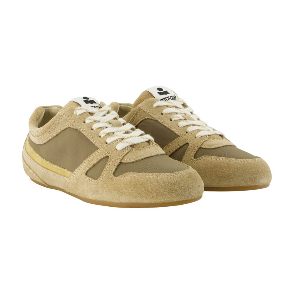 Sneakers Senny Low – Isabel Marant – Leder – Khaki
