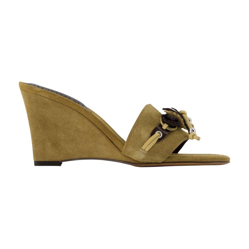 Pantoletten Anee – Isabel Marant – Leder – Braun