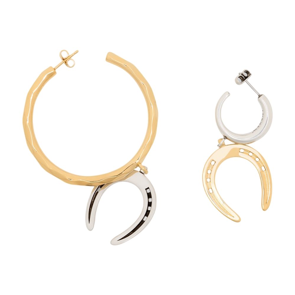 Asymmetrische Ohrringe – Isabel Marant – Metall – Mehrfarbig