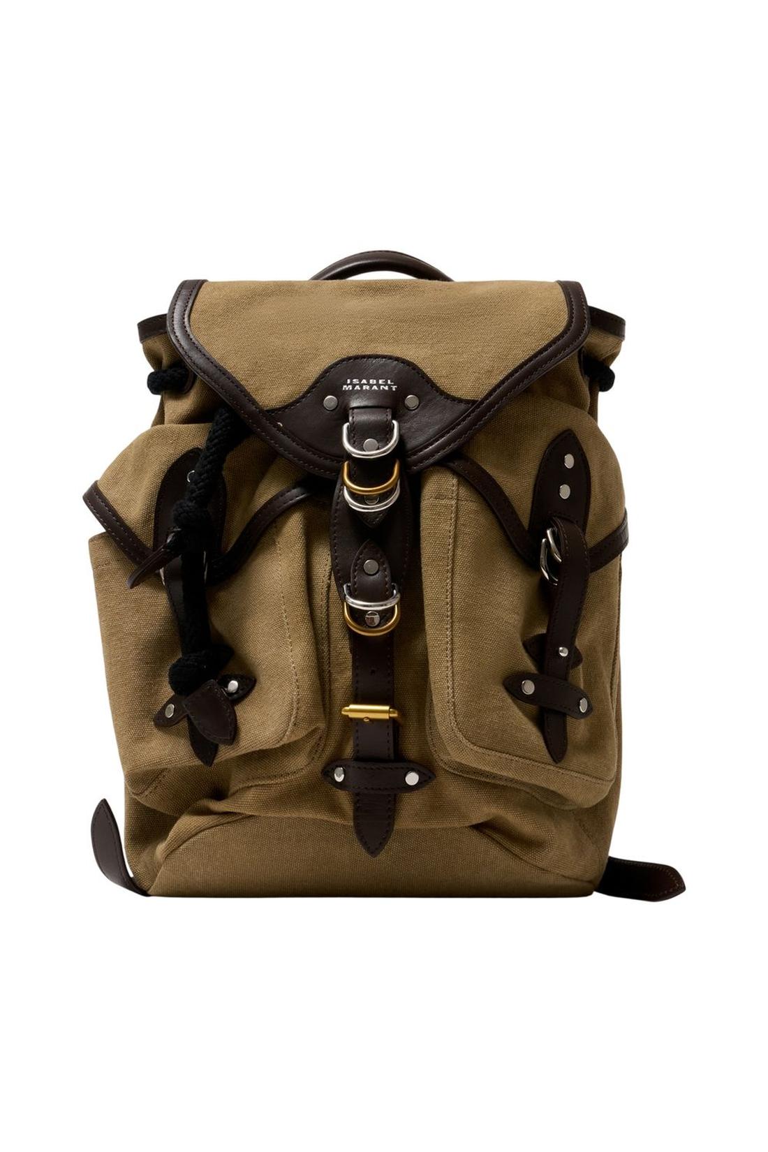 Yumbo Small Gd Rucksack - Isabel Marant - Baumwolle - Khaki