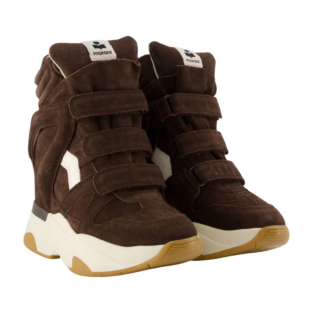 Balskee Sneakers – Isabel Marant – Leder – Braun