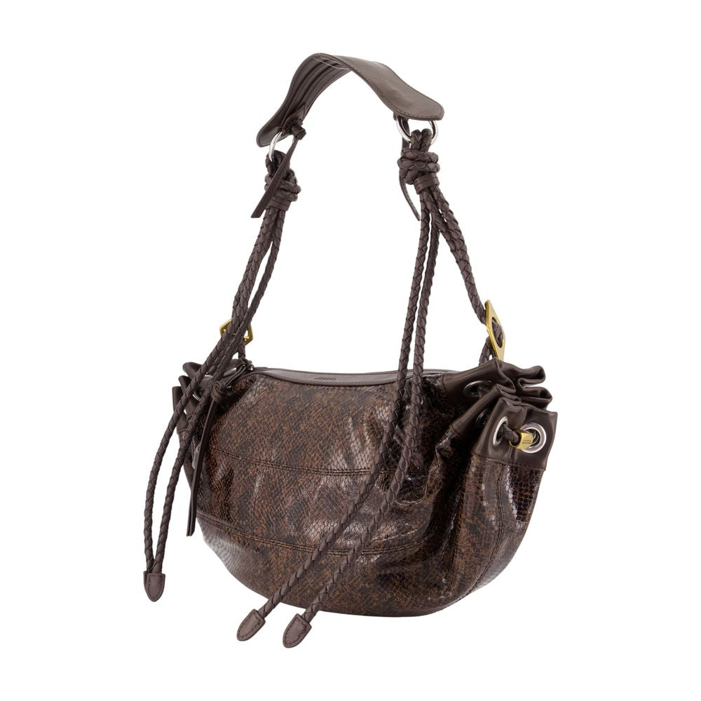 Umhängetasche Maia Medium – Isabel Marant – Leder – Braun