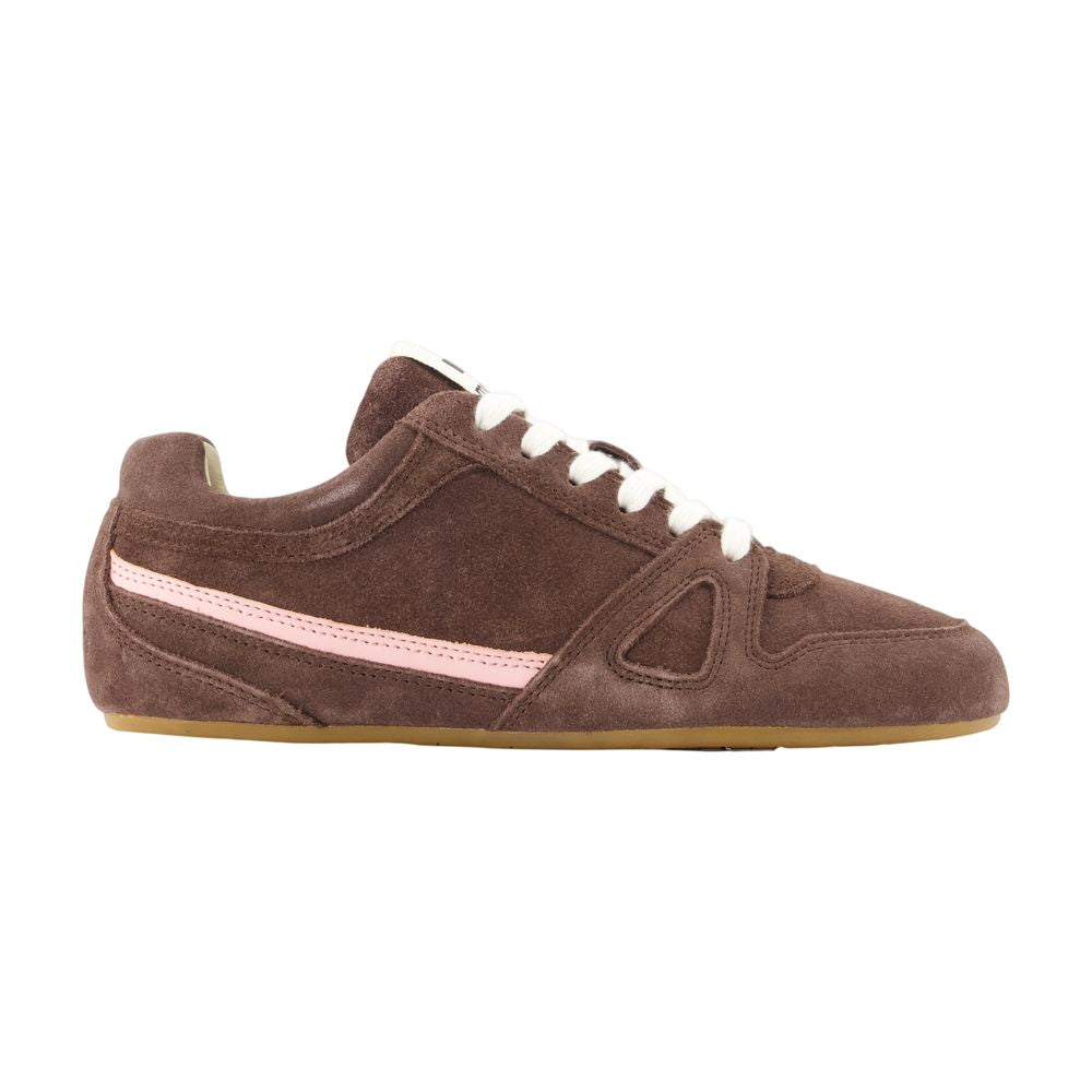 Sneakers Senny Low – Isabel Marant – Leder – Braun