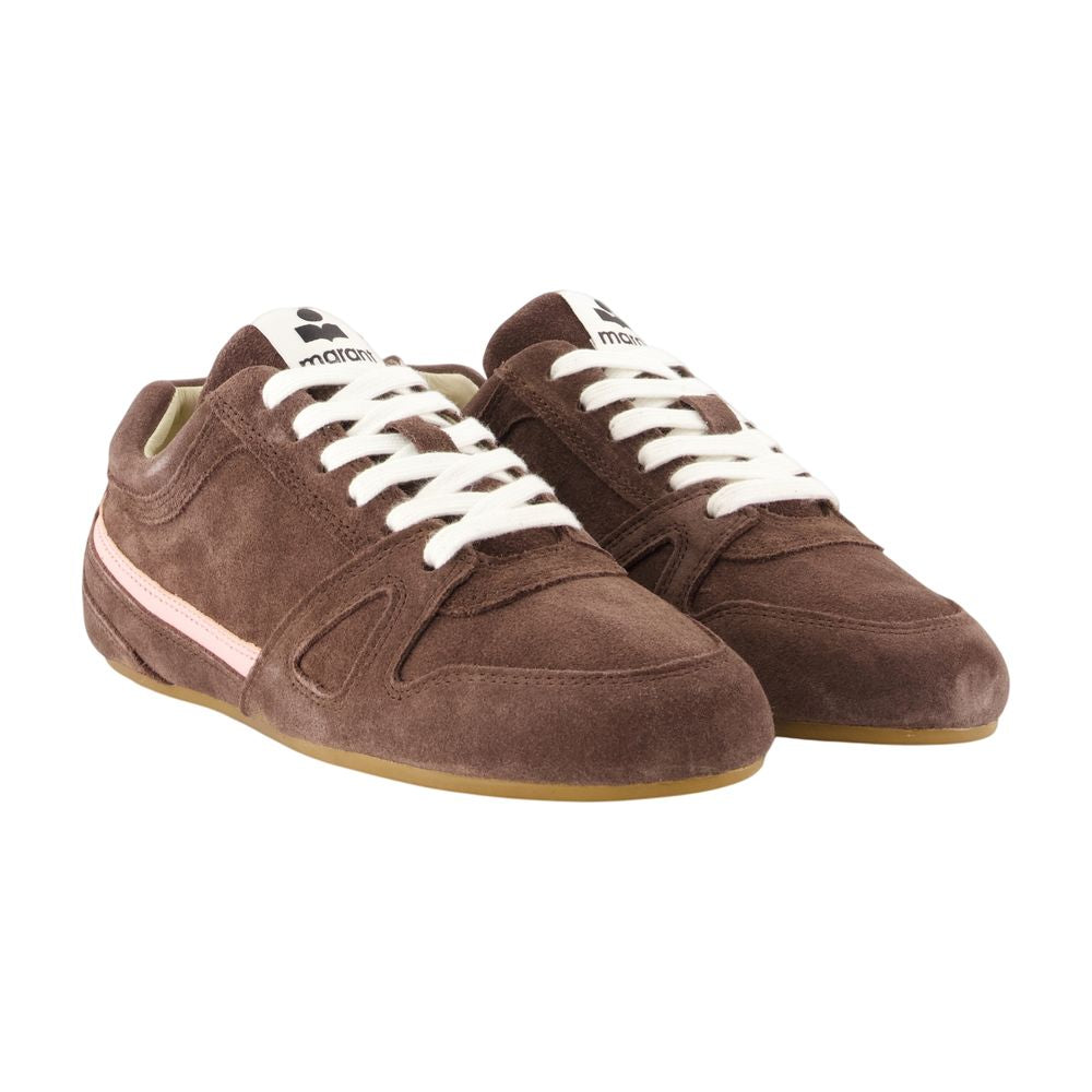 Sneakers Senny Low – Isabel Marant – Leder – Braun