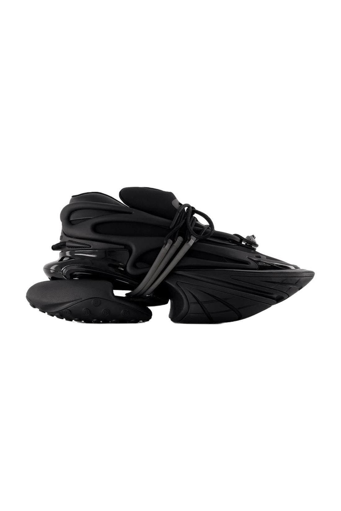 Balmain-Unicorn Sneakers - Balmain - Leder - Schwarz-Sneaker-Black-Deal-Outlet-by-ARCHIVIST