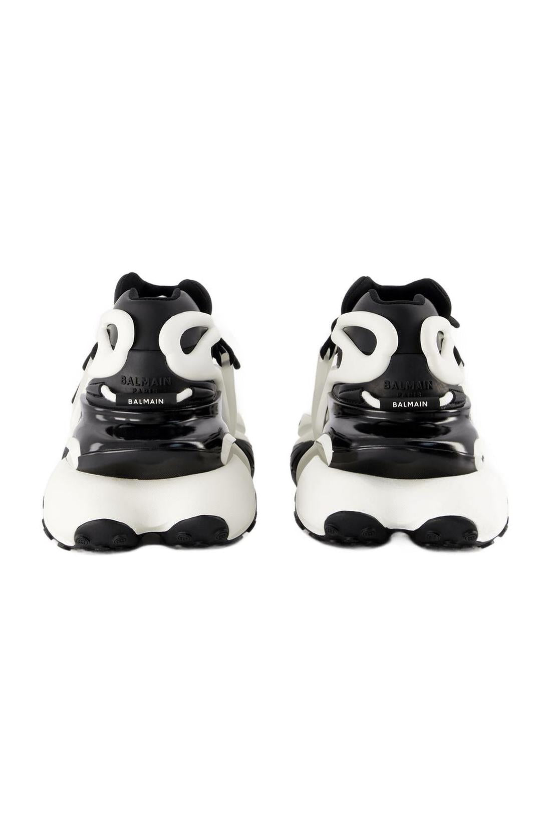 Balmain-Unicorn Sneakers - Balmain - Leder - Schwarz/Weiß-Sneaker-Black-Deal-Outlet-by-ARCHIVIST