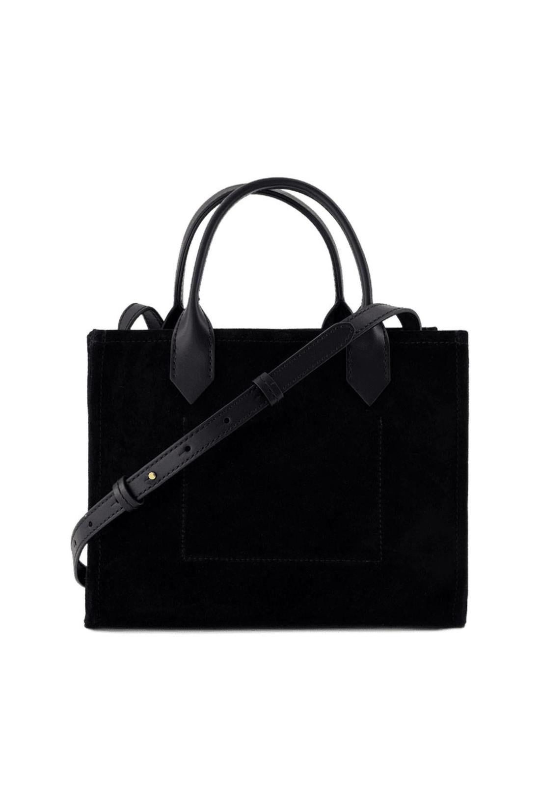 Einkaufstasche B-Army Small - Balmain - Leder - Schwarz