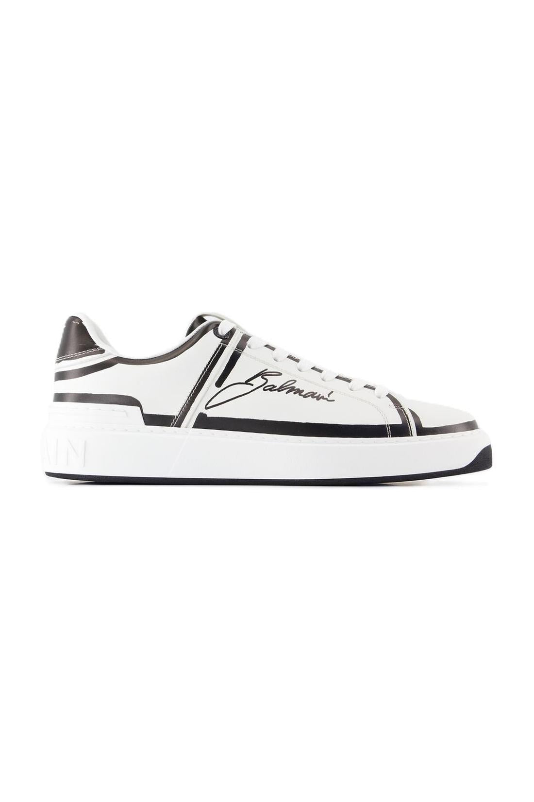Sneakers B-Court - Balmain - Leder - Weiß