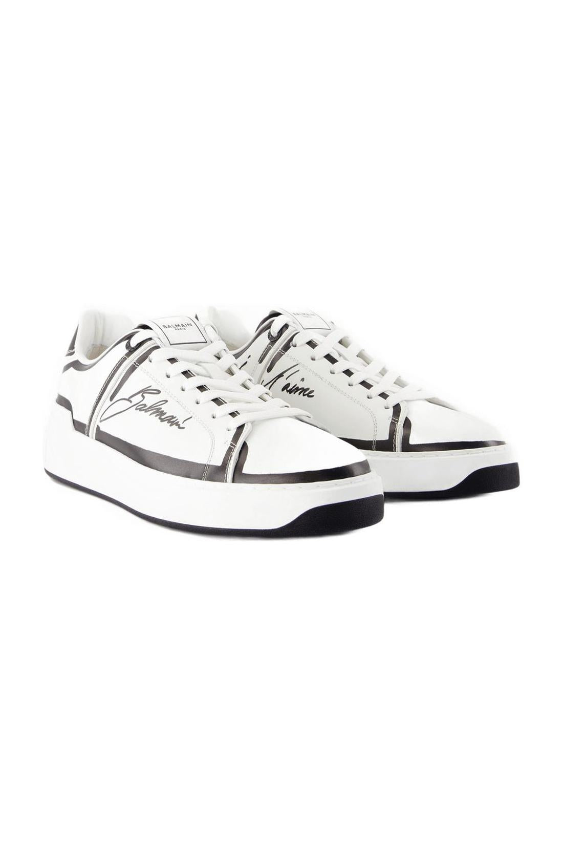 Sneakers B-Court - Balmain - Leder - Weiß