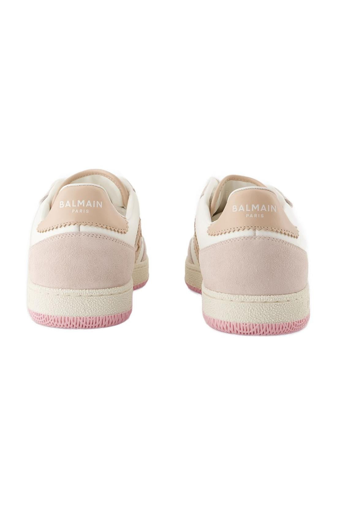 Swan Sneakers - Balmain - Leder - Beige