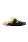 Balmain-Anthem Pantoletten - Balmain - Leder - Schwarz-schuhe / pantoletten-Black-Deal-Outlet-by-ARCHIVIST