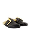 Balmain-Anthem Pantoletten - Balmain - Leder - Schwarz-schuhe / pantoletten-Black-Deal-Outlet-by-ARCHIVIST