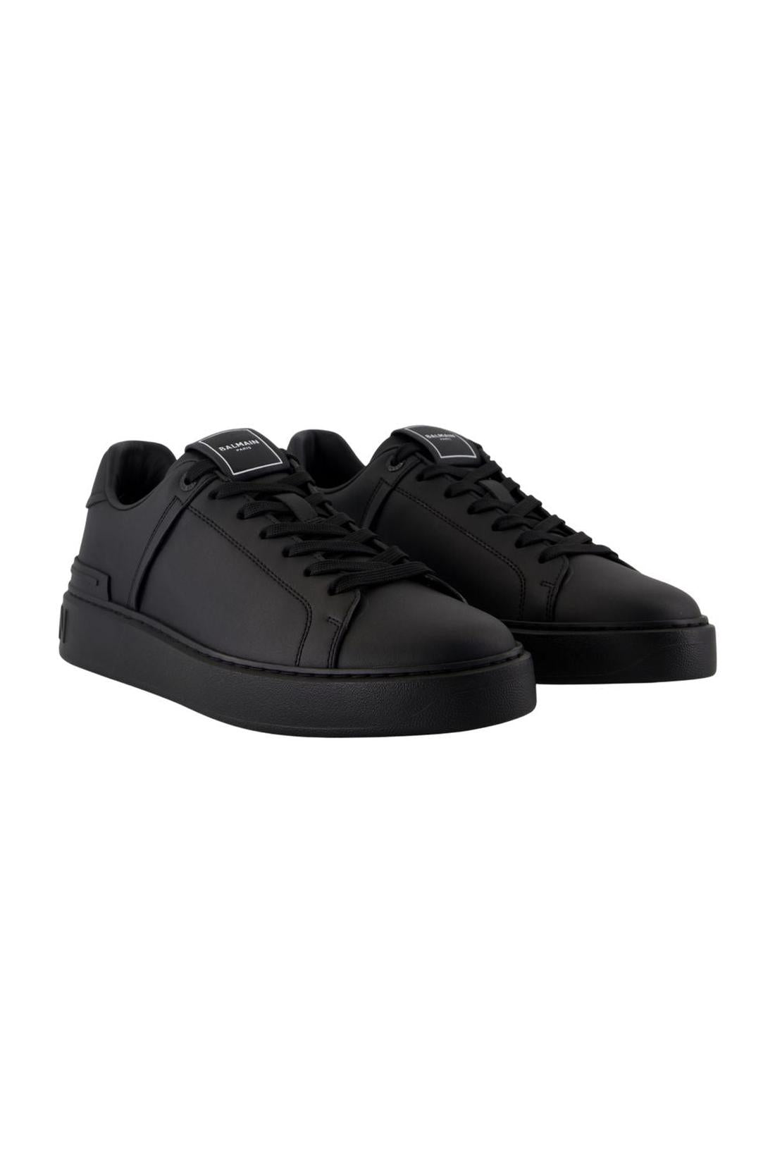 Balmain-Sneakers B-Court - Balmain - Leder - Schwarz-Sneaker-Black-Deal-Outlet-by-ARCHIVIST