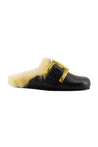 Balmain-Anthem Sandalen - Balmain - Leder - Schwarz-schuhe / pantoletten-Black-Deal-Outlet-by-ARCHIVIST