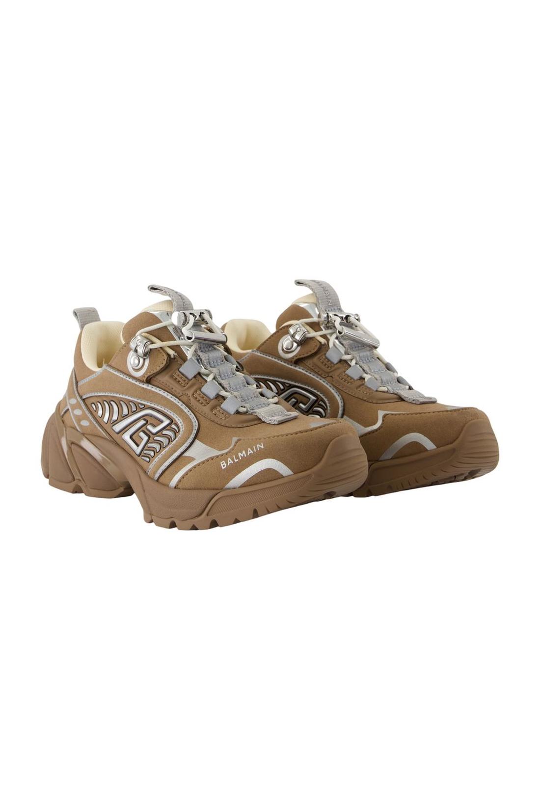 Balmain-Sneakers Cosmic Dust - Balmain - Leder - Neutral-Sneaker-Black-Deal-Outlet-by-ARCHIVIST